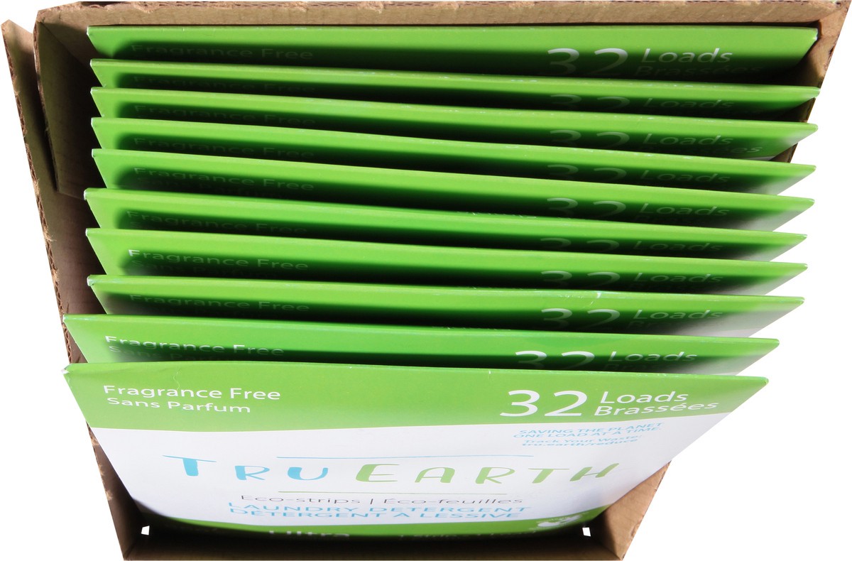 slide 4 of 9, Tru Earth Laundry Detergent Sheets, Fragrance-Free, 32-Sheets, 32 ct