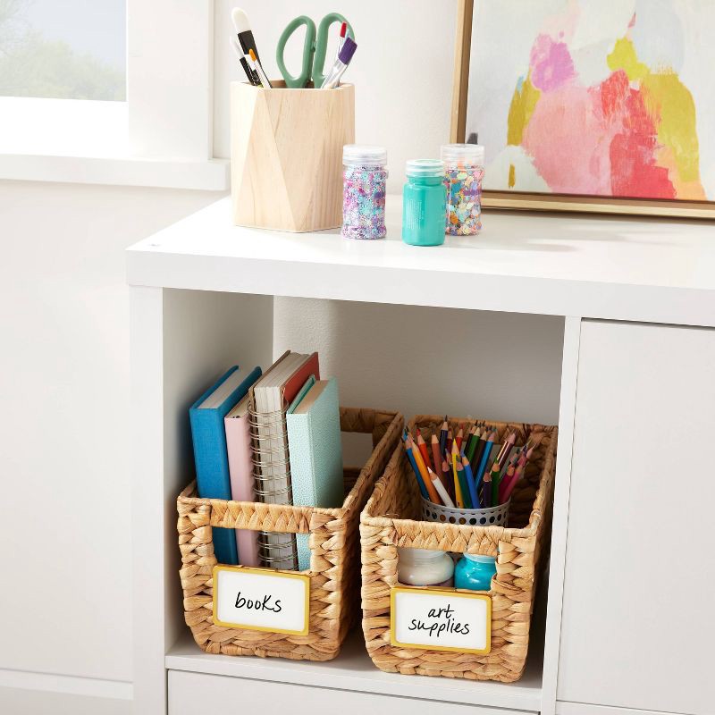 slide 2 of 3, Set of 2 Bin Labels Gold - Brightroom™, 1 ct