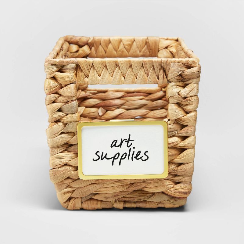 slide 3 of 3, Set of 2 Bin Labels Gold - Brightroom™, 1 ct