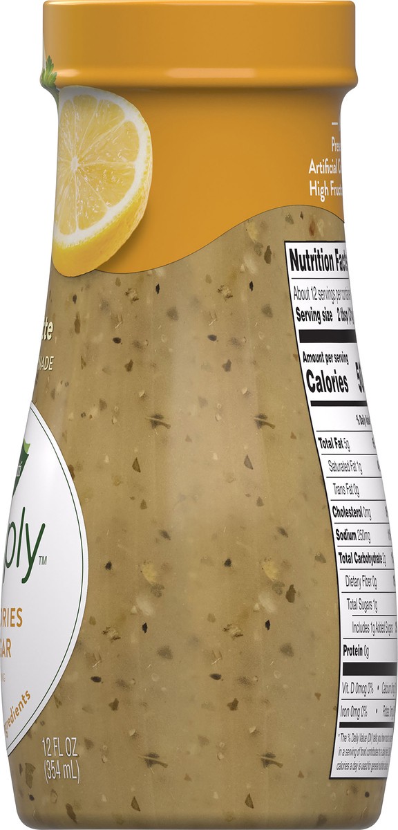 slide 3 of 9, Marzetti Simply™ Lemon Vinaigrette Salad Dressing & Marinade, 12 oz