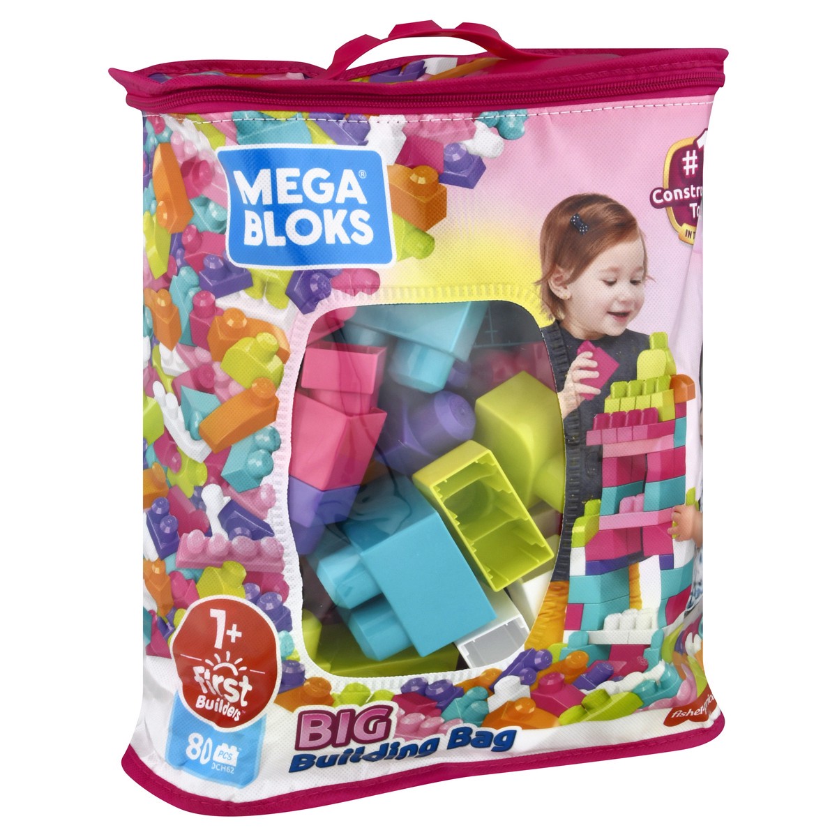 slide 5 of 9, Mega Bloks First Builders Big Building Bag 80 ea, 80 ct