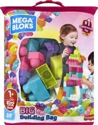 Fisher-Price Mega Bloks First Builders Big Building Bag, 80 Pieces