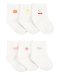 Carter's Baby 6-Pack Fruit Booties Multi 0-3