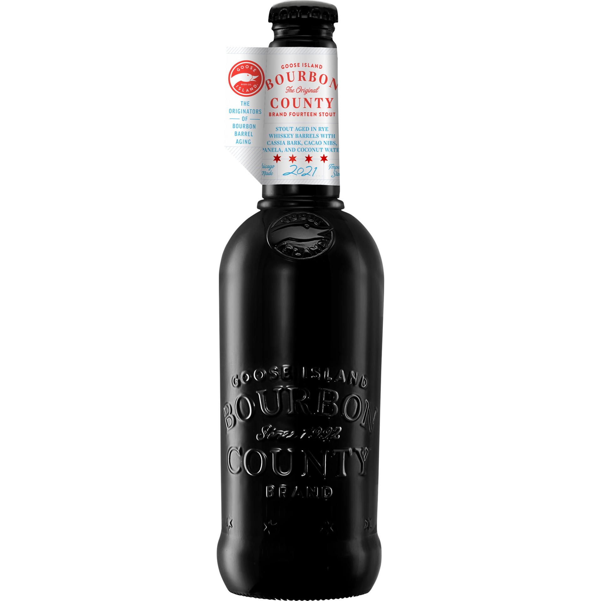 slide 1 of 2, Goose Island Beer Co. Bourbon County Imperial Stout Fourteen Stout Beer 1 ea, 16.9 fl oz
