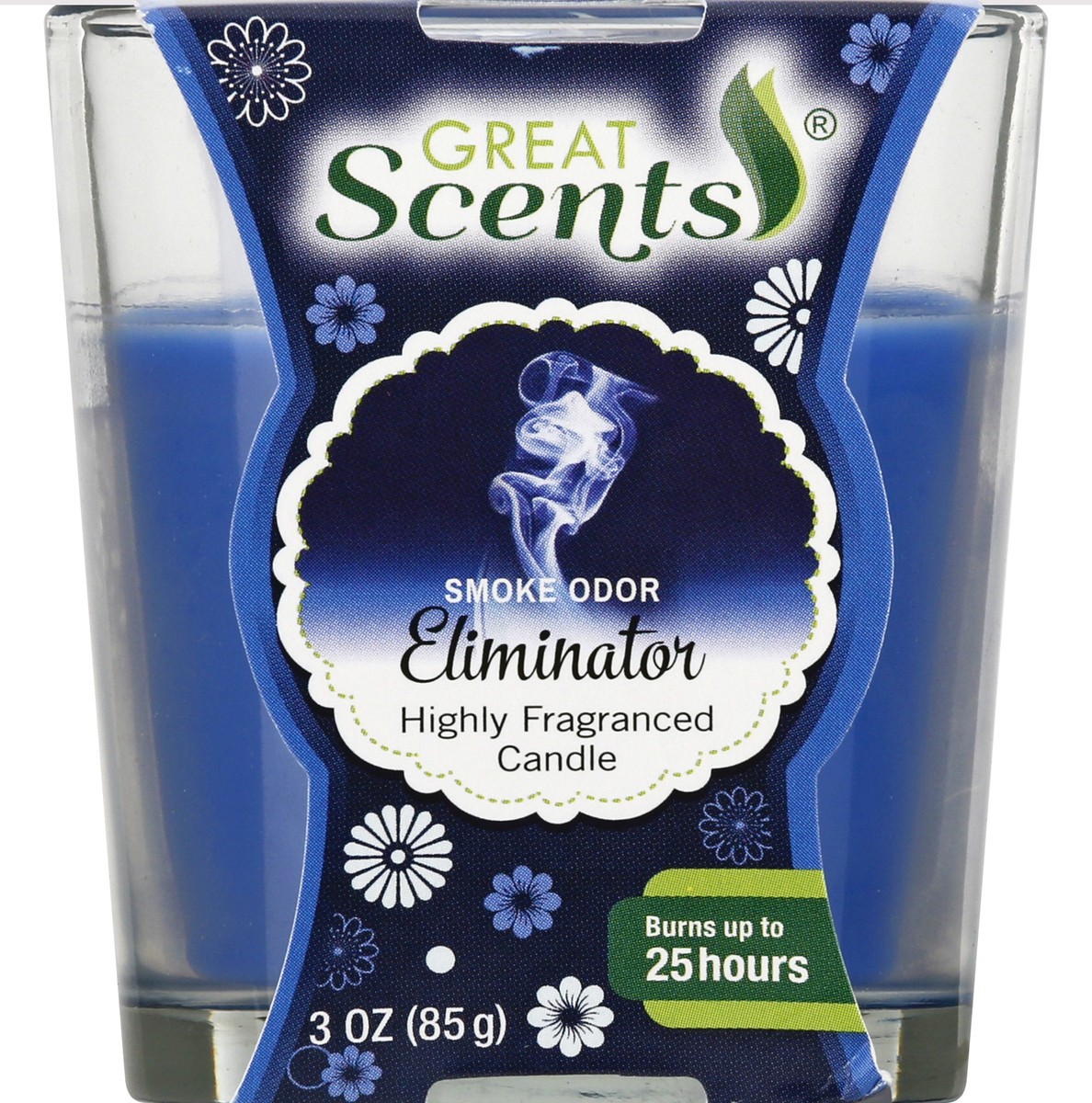 slide 3 of 9, Great Scents Smoke Odor Eliminator Candle 1 ea, 1 ct