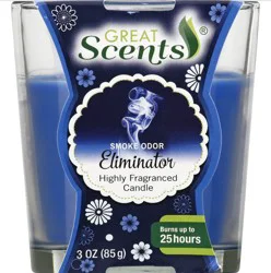 Great Scents Smoke Odor Eliminator Candle - 1 ea