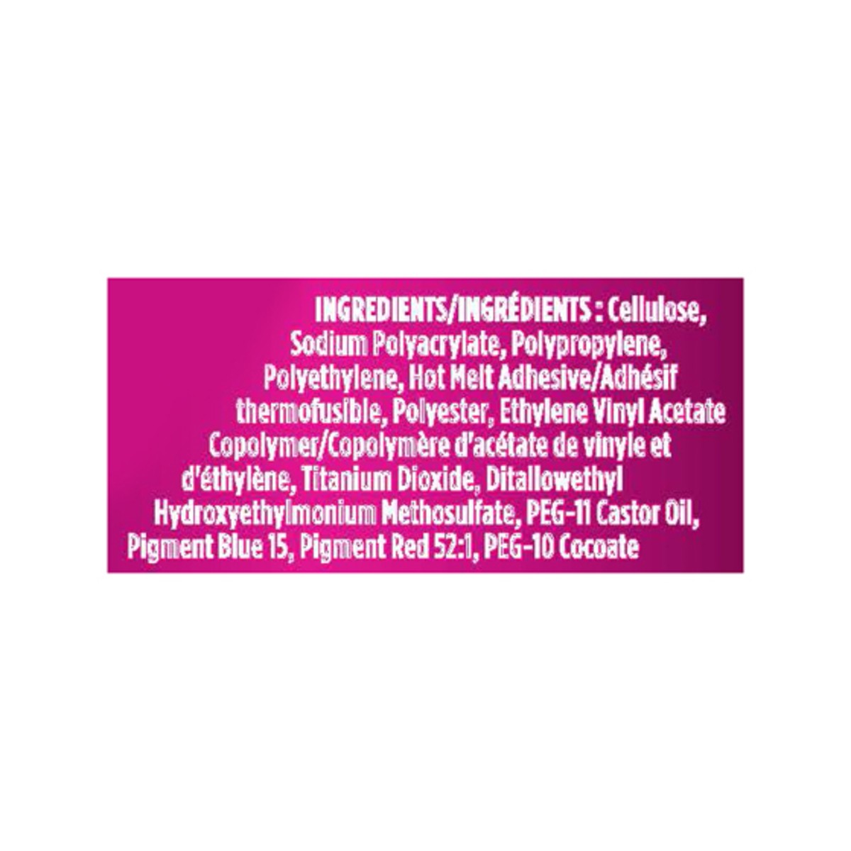 slide 5 of 8, Always Radiant Daily Liners Light Absorbency, Long Length, Up to 100% Odor Free and Fragrance Free, with Edge-2-Edge Adhesive, 46 Count, 46 ct