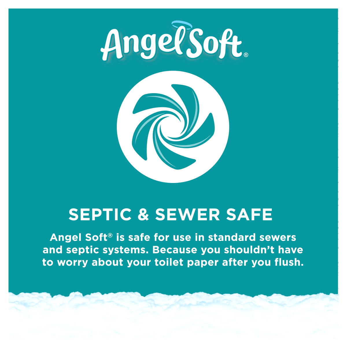 slide 4 of 8, Angel Soft Double Roll White Bath Tissue, 6 ct