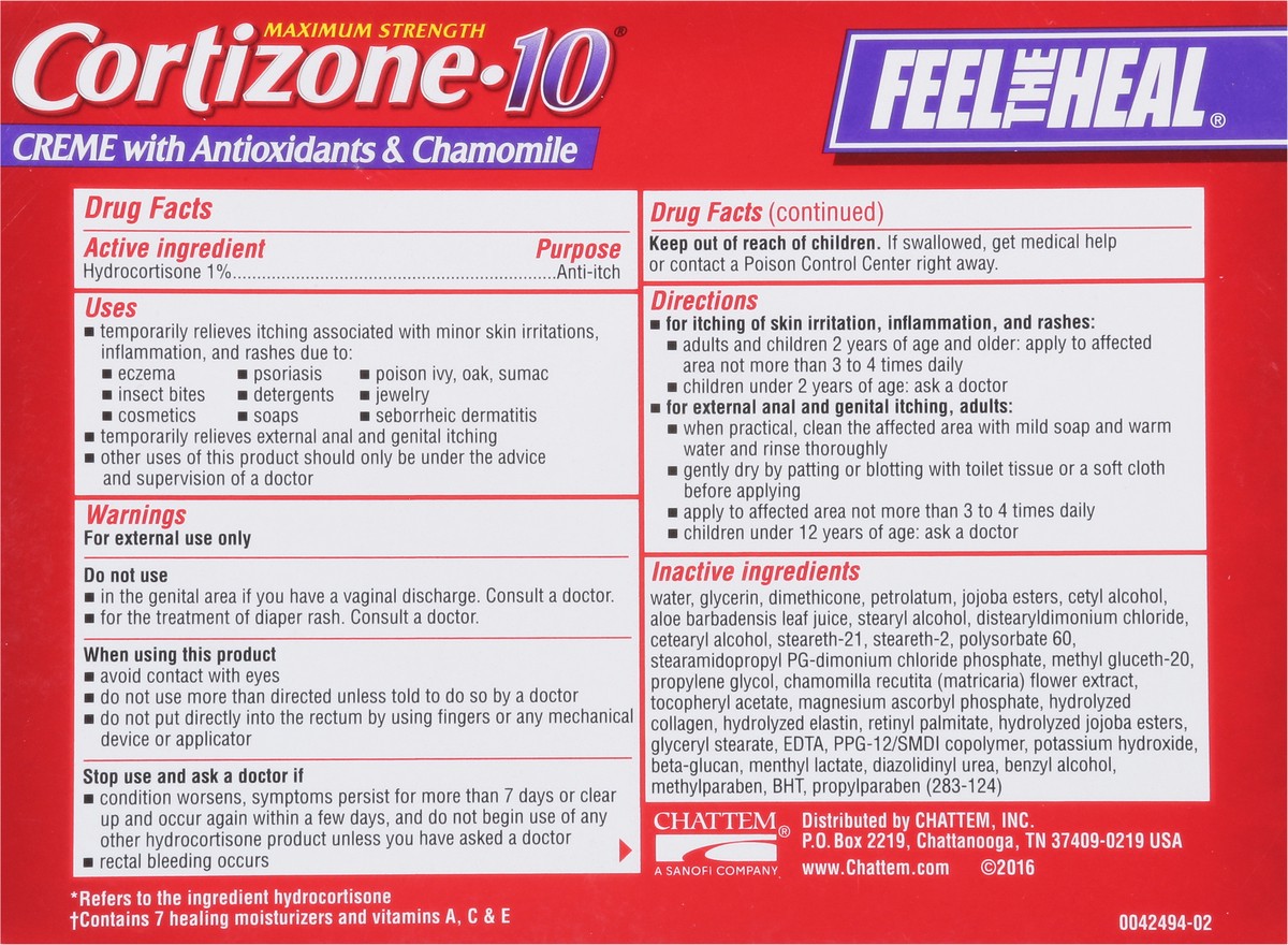 slide 6 of 9, Cortizone-10 Maximum Strength Intensive Healing Formula Anti-Itch Creme Value Pack 2 ea, 2 oz