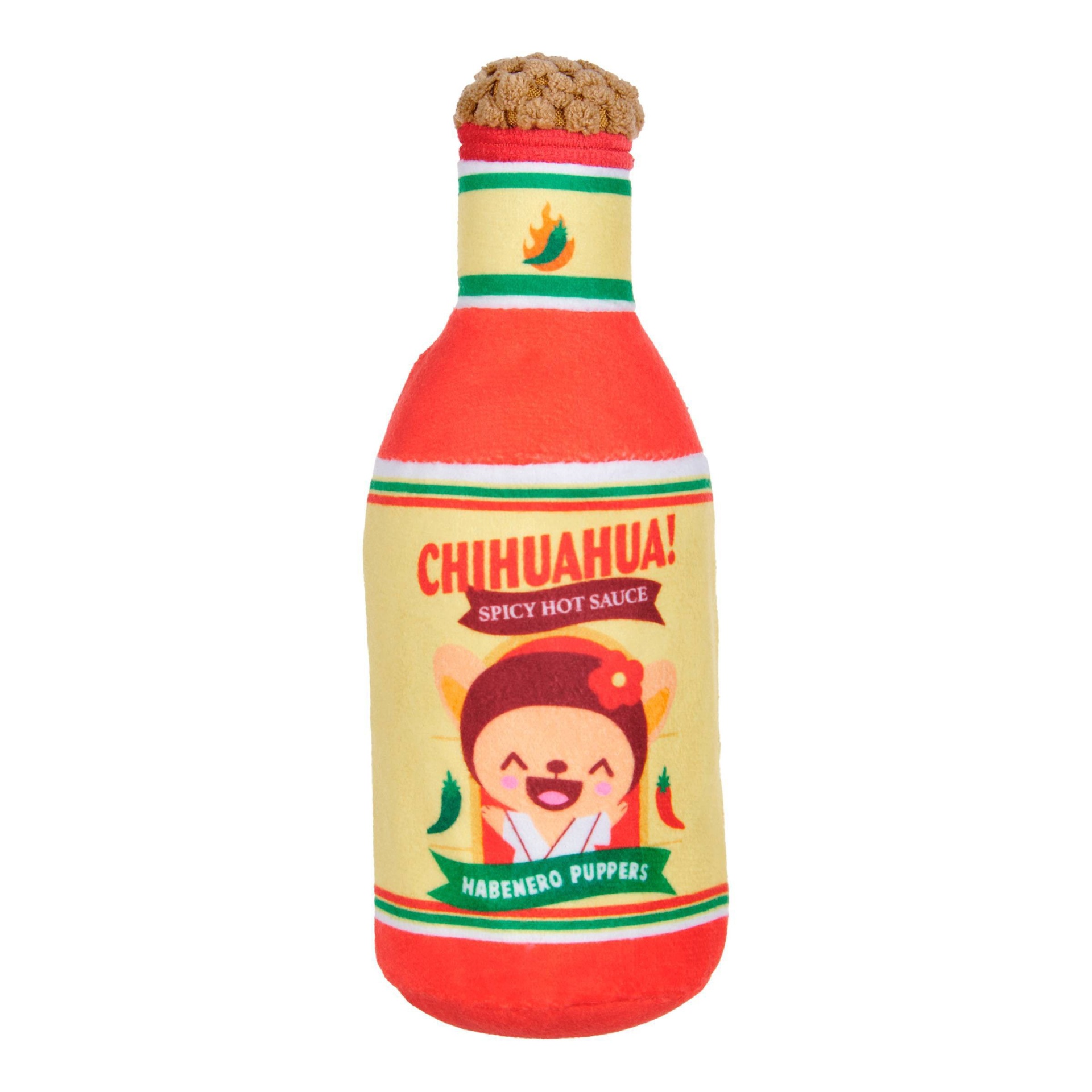 slide 1 of 6, Bark Chihuahua Hot Sauce Dog Toy, 1 ct