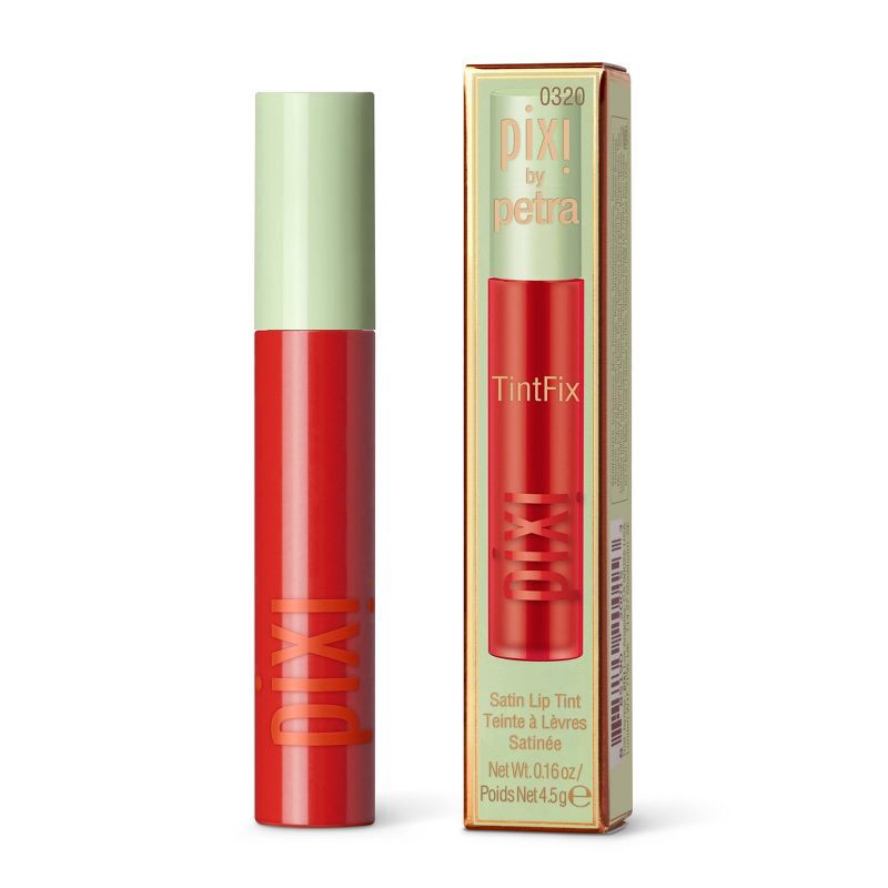 slide 4 of 7, Pixi Fixing Lip Tint Hydro-Matte Lip Stain with Hyaluronic Acid - Adore - 0.16oz, 0.16 oz