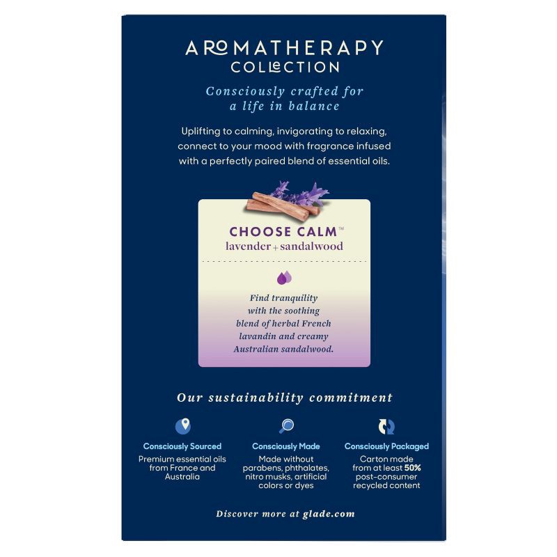 slide 14 of 20, Glade Aromatherapy Cool Mist Diffuser Air Freshener - Choose Calm - 0.56 fl oz, 0.56 fl oz