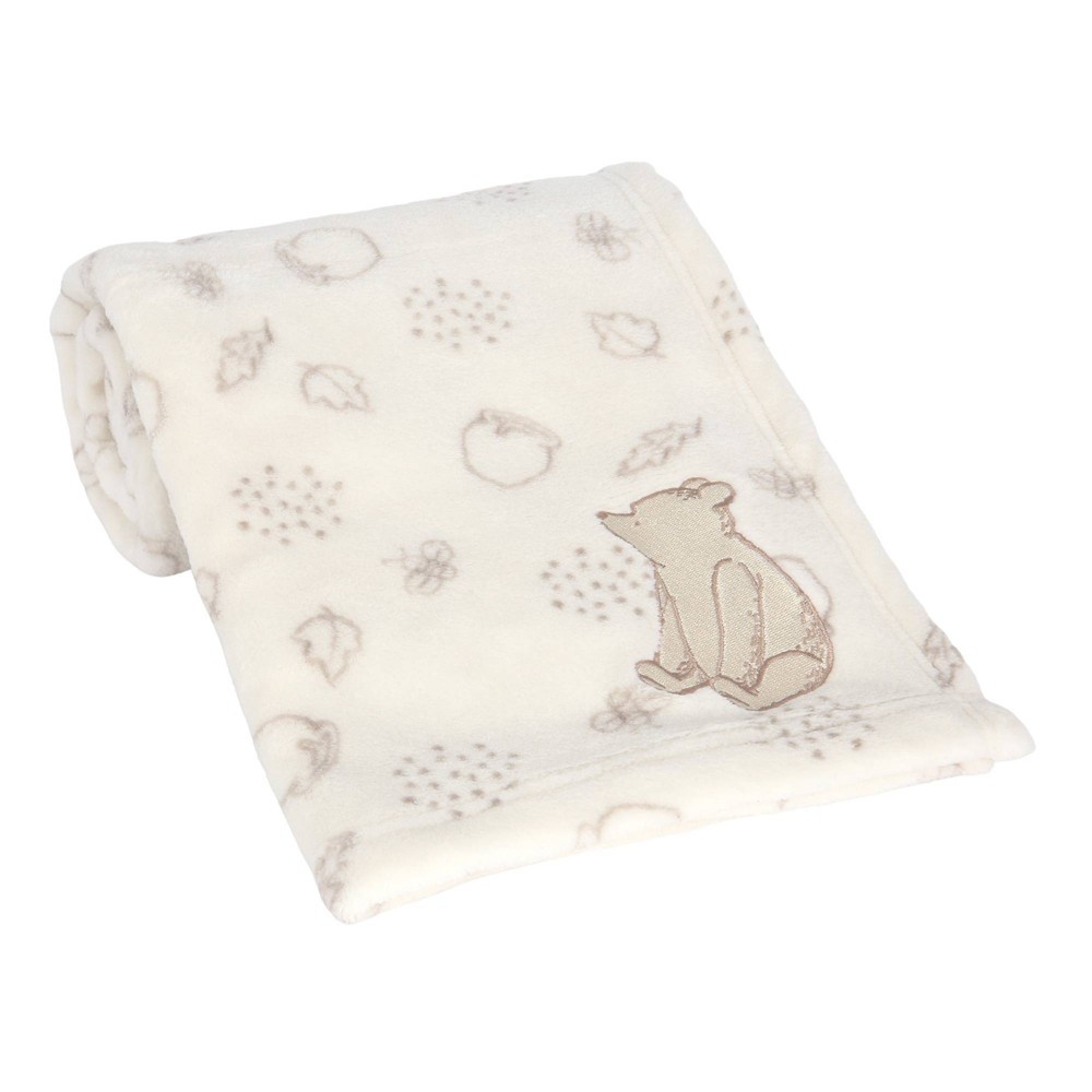 slide 3 of 4, Lambs & Ivy Disney Baby Winnie The Pooh Appliqued Fleece Baby Blanket, 1 ct