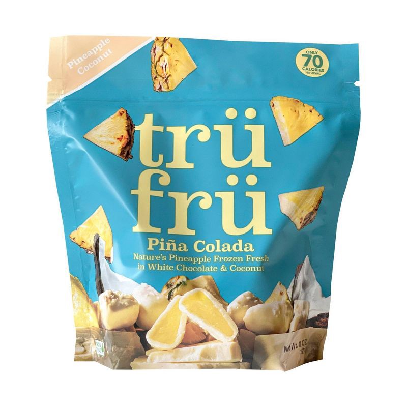 slide 1 of 5, Tru Fru Frozen Pineapples in White Chocolate & Coconut - 8 oz, 8 oz