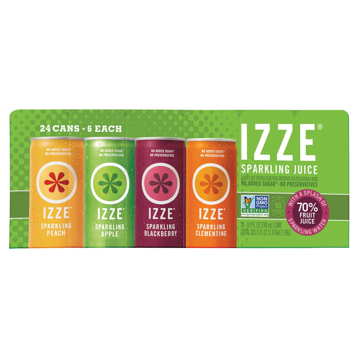 slide 1 of 2, Izze Sparkling Juice Variety Pack, 