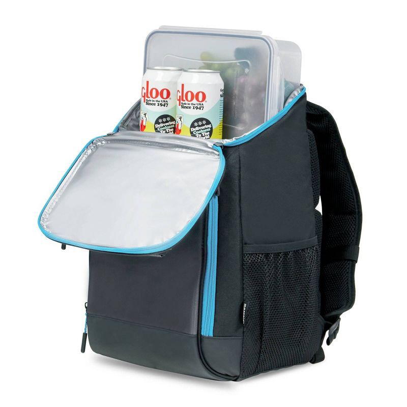 slide 3 of 13, Igloo MaxCold Evergreen Top Grip 9qt Backpack Cooler - Black, 9 qt