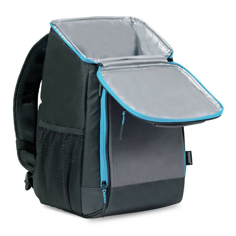 slide 13 of 13, Igloo MaxCold Evergreen Top Grip 9qt Backpack Cooler - Black, 9 qt