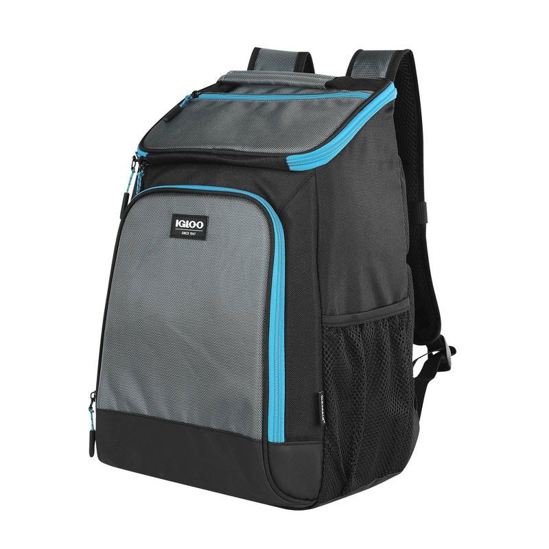 slide 5 of 13, Igloo MaxCold Evergreen Top Grip 9qt Backpack Cooler - Black, 9 qt