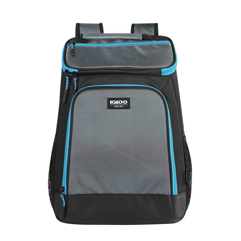 slide 1 of 13, Igloo MaxCold Evergreen Top Grip 9qt Backpack Cooler - Black, 9 qt