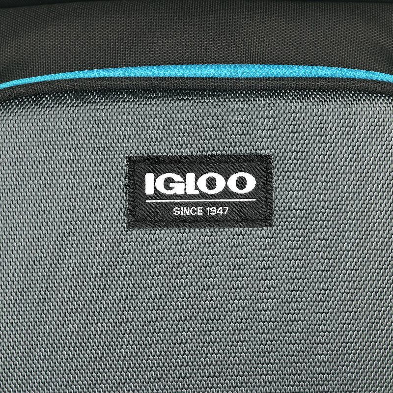 slide 10 of 13, Igloo MaxCold Evergreen Top Grip 9qt Backpack Cooler - Black, 9 qt