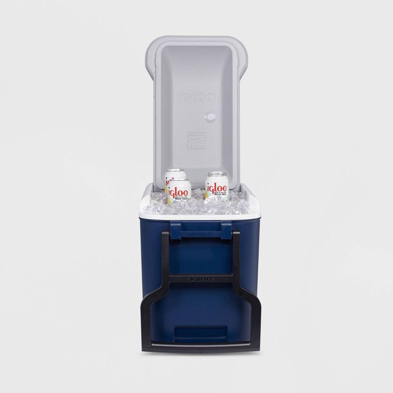 slide 13 of 14, Igloo MaxCold 40qt Roller Cooler - Aegean Blue, 40 qt