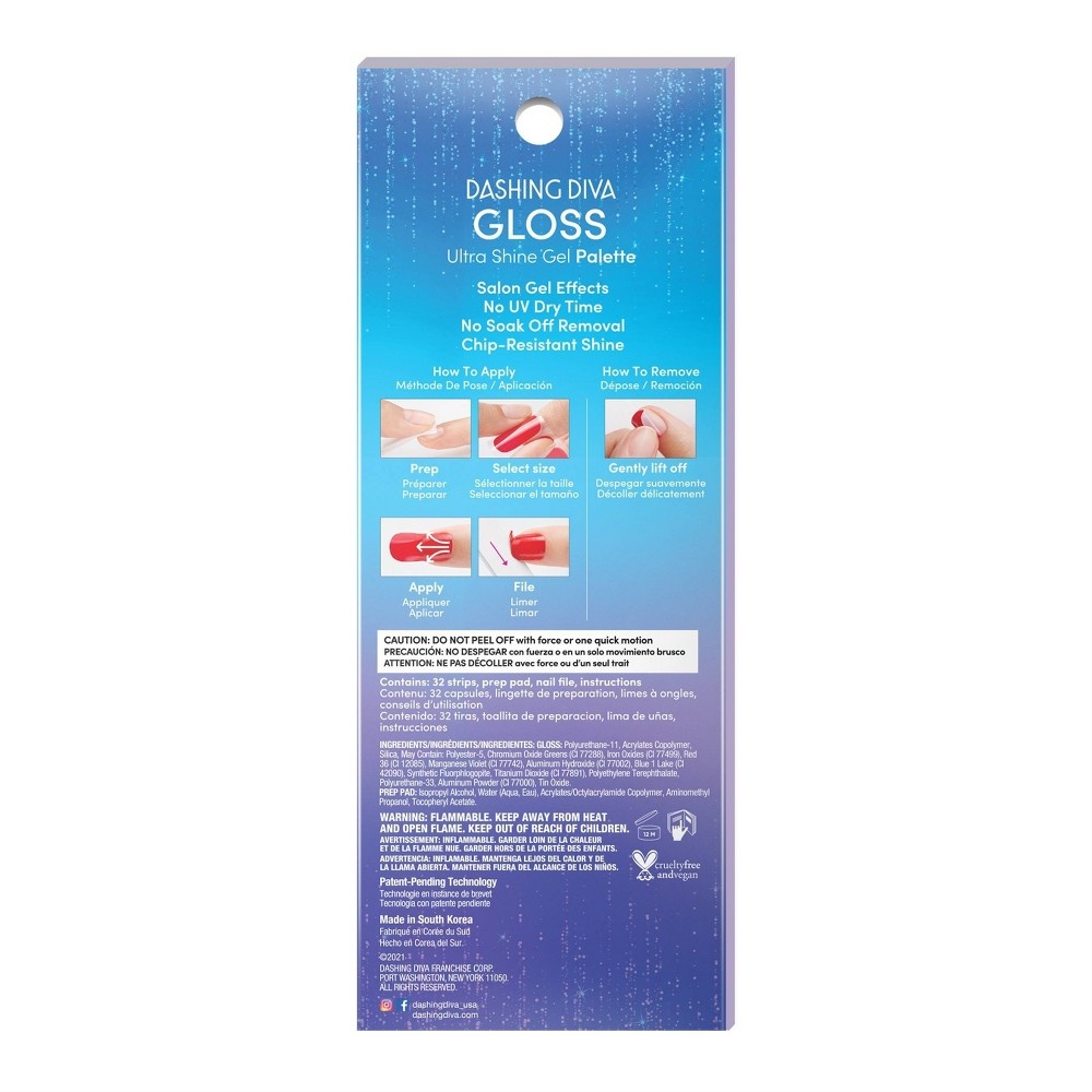 slide 2 of 3, Dashing Diva Nail Art - Santa's Helper, 34 ct