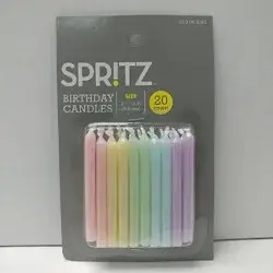 20ct Pearlized Cake Candles - Spritz™