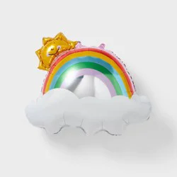 Rainbow Shaped Foil Balloon - Spritz™