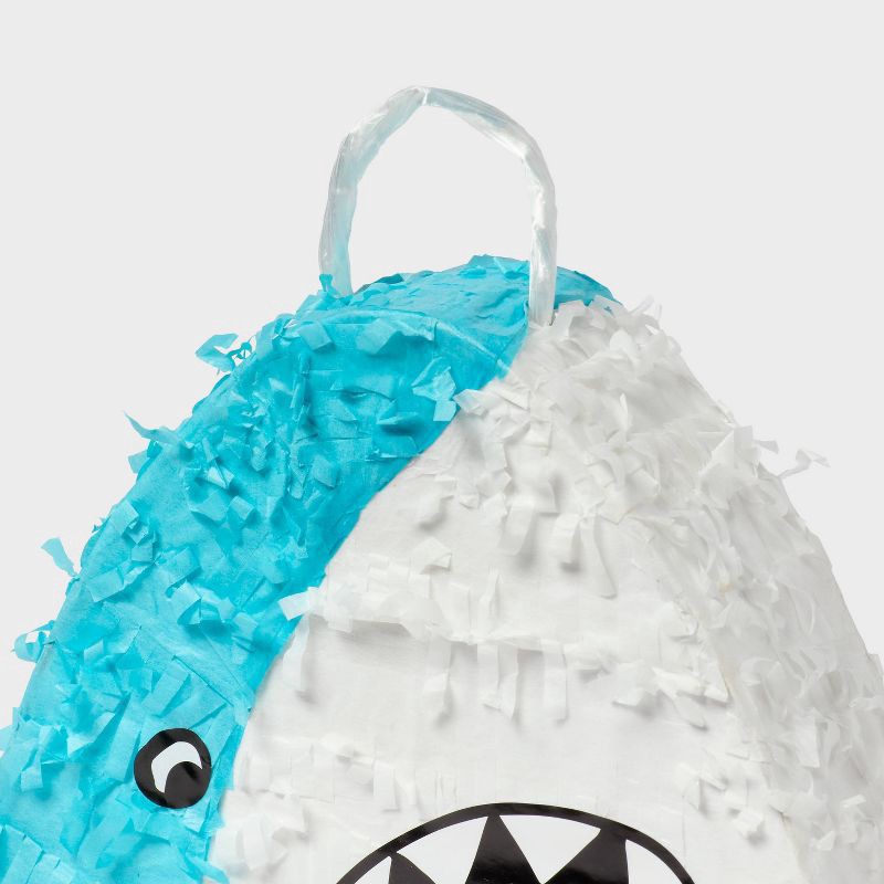 slide 3 of 4, Mini Shark Piñata Blue - Spritz™, 1 ct