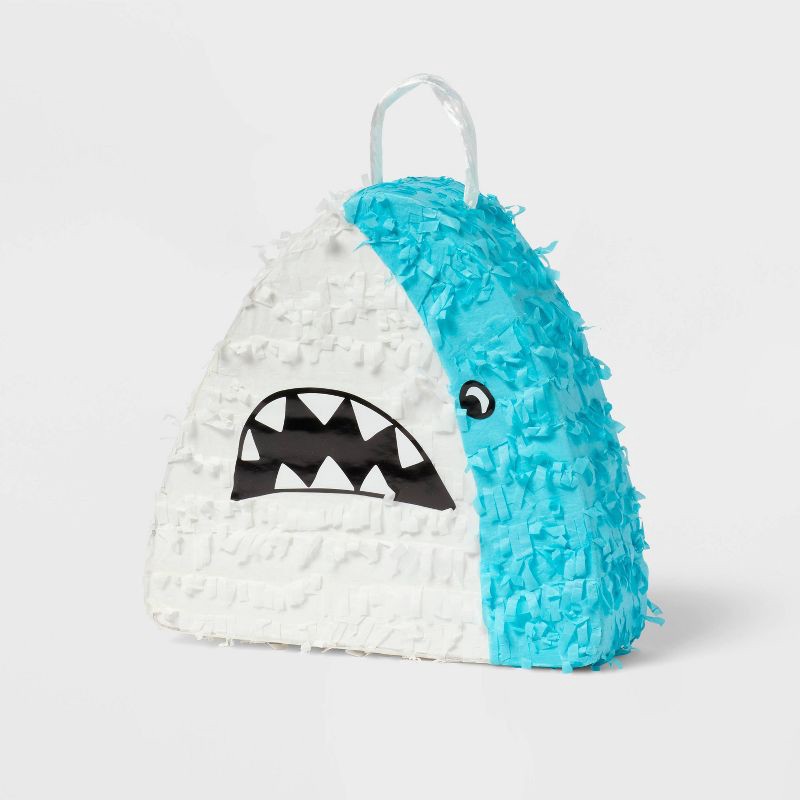 slide 1 of 4, Mini Shark Piñata Blue - Spritz™, 1 ct