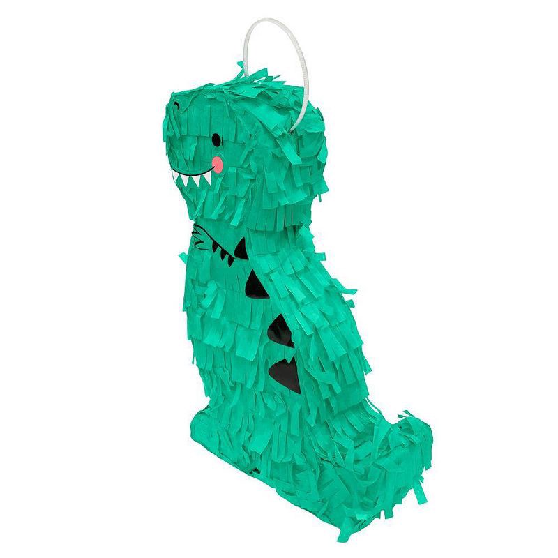slide 4 of 4, Mini Dinosaur Piñata Green - Spritz™, 1 ct