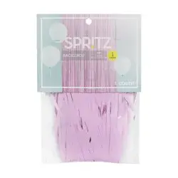Rainbow Confetti Fringe Backdrop Lavender - Spritz™