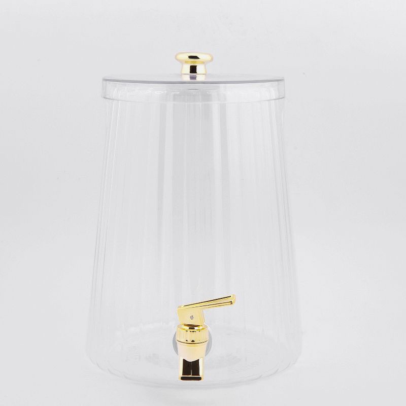 slide 1 of 5, Beverage Dispenser with Spigot Gold - Spritz™, 1 ct