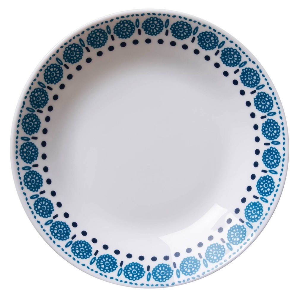 slide 4 of 7, Corelle Glass Azure Everyday Expressions Dinnerware Set, 12 ct