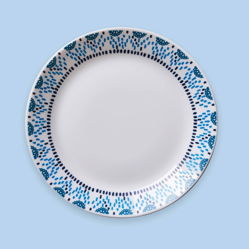 slide 3 of 7, Corelle Glass Azure Everyday Expressions Dinnerware Set, 12 ct