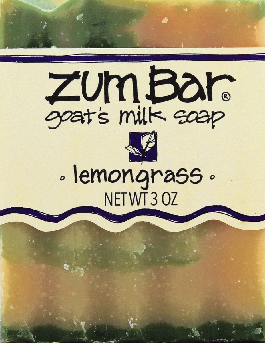 slide 2 of 5, Zum Goat Milk Soap Bar Lemongrass, 3 oz