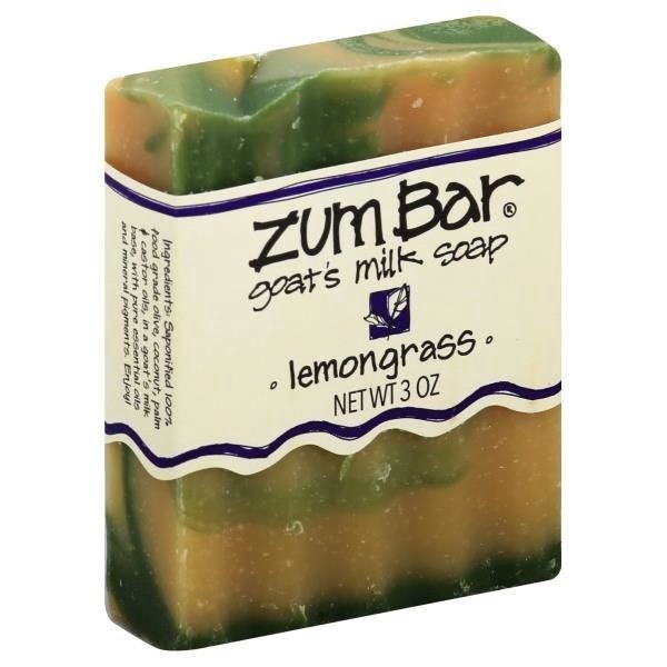 slide 1 of 5, Zum Goat Milk Soap Bar Lemongrass, 3 oz