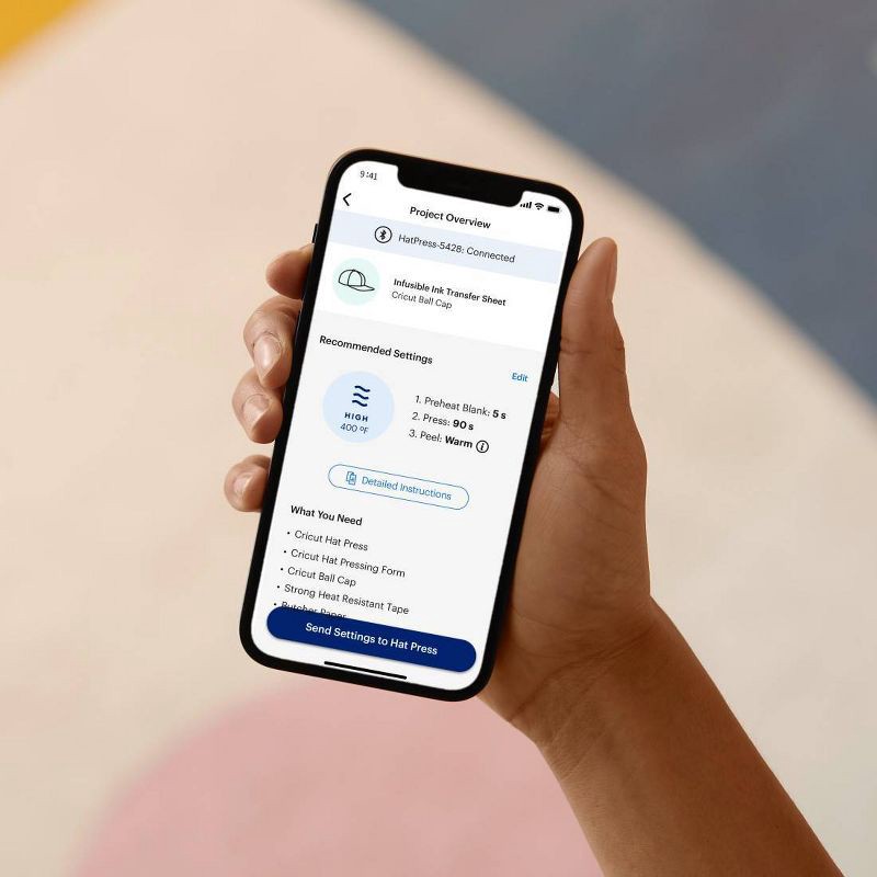 slide 4 of 8, Cricut Hat Press, 1 ct