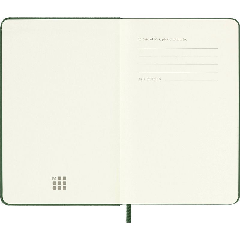 slide 5 of 6, Moleskine Ruled Notebook Classic Hardcover Myrtle Green, 1 ct