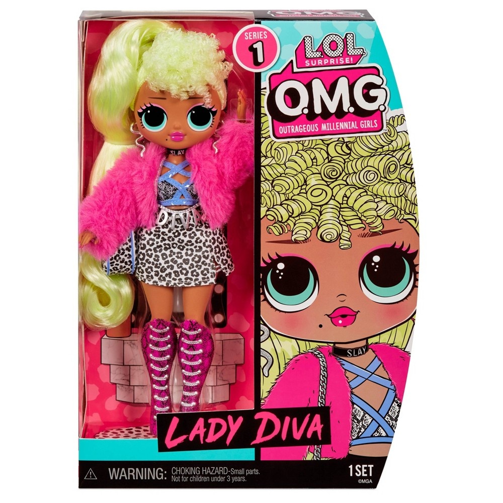 slide 2 of 5, L.O.L. Surprise! LOL Surprise OMG Lady Diva Fashion Doll, 1 ct