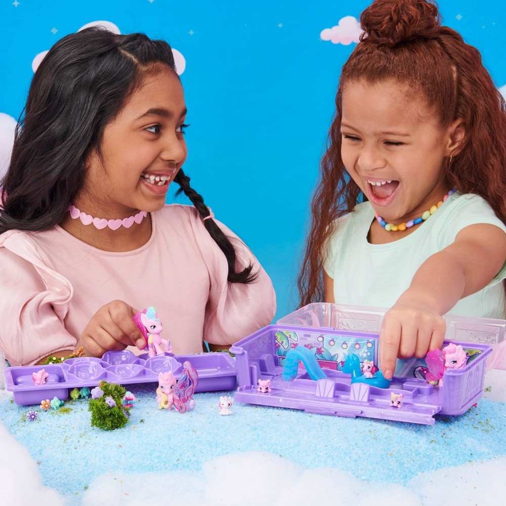 slide 3 of 9, Hatchimals CollEGGtibles Unicorn Family Carton with Surprise Playset, 1 ct
