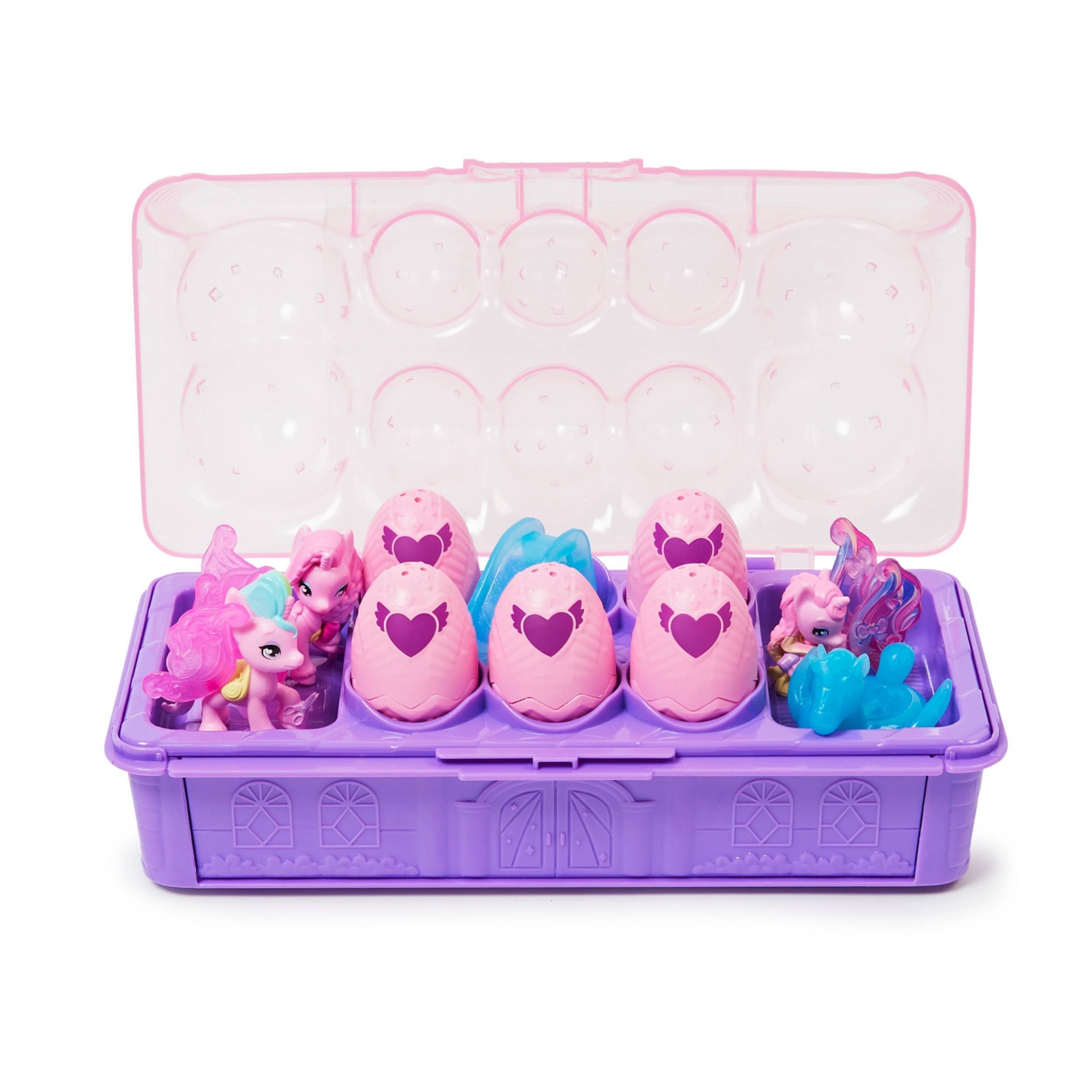 slide 1 of 9, Hatchimals CollEGGtibles Unicorn Family Carton with Surprise Playset, 1 ct