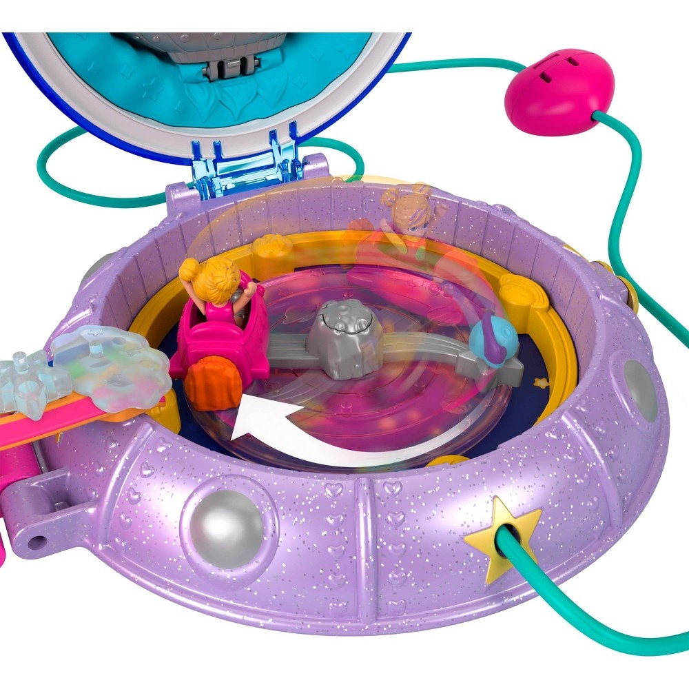 slide 5 of 6, Polly Pocket Double Play Space Compact Playset, 1 ct