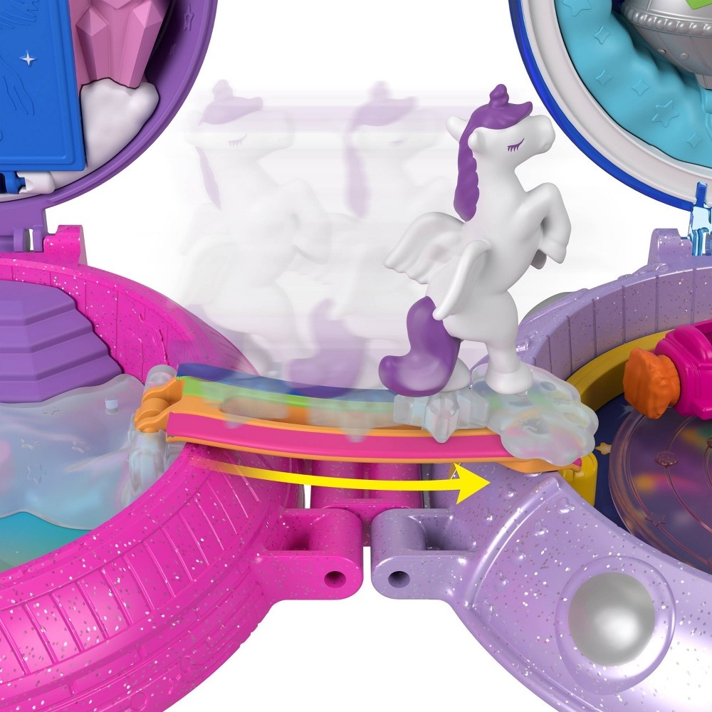 slide 6 of 6, Polly Pocket Double Play Space Compact Playset, 1 ct