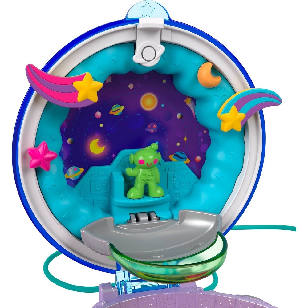 slide 3 of 6, Polly Pocket Double Play Space Compact Playset, 1 ct