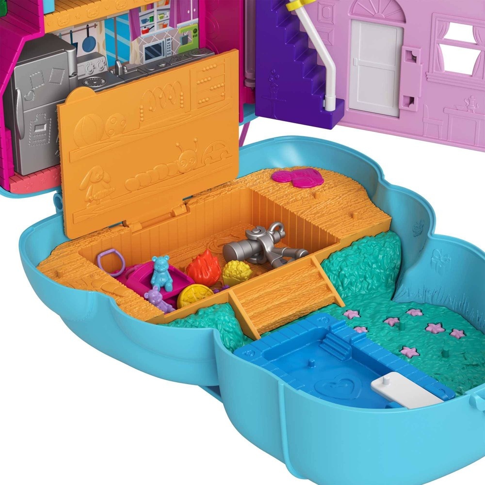 slide 5 of 6, Polly Pocket Teddy Bear Purse Compact Playset, 1 ct