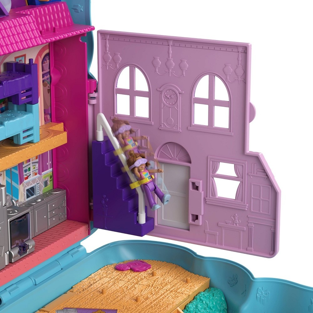 slide 6 of 6, Polly Pocket Teddy Bear Purse Compact Playset, 1 ct