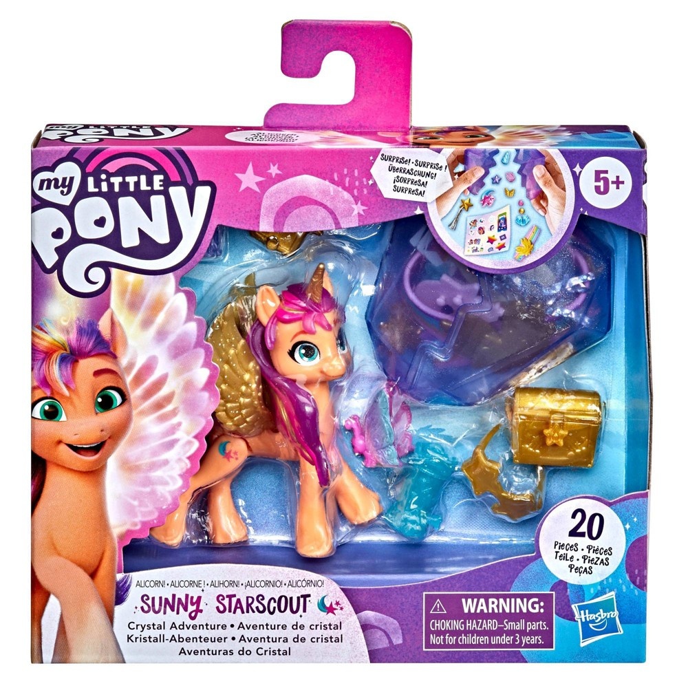 slide 2 of 4, My Little Pony Crystal Adventure Ponies Figure Sunny, 1 ct