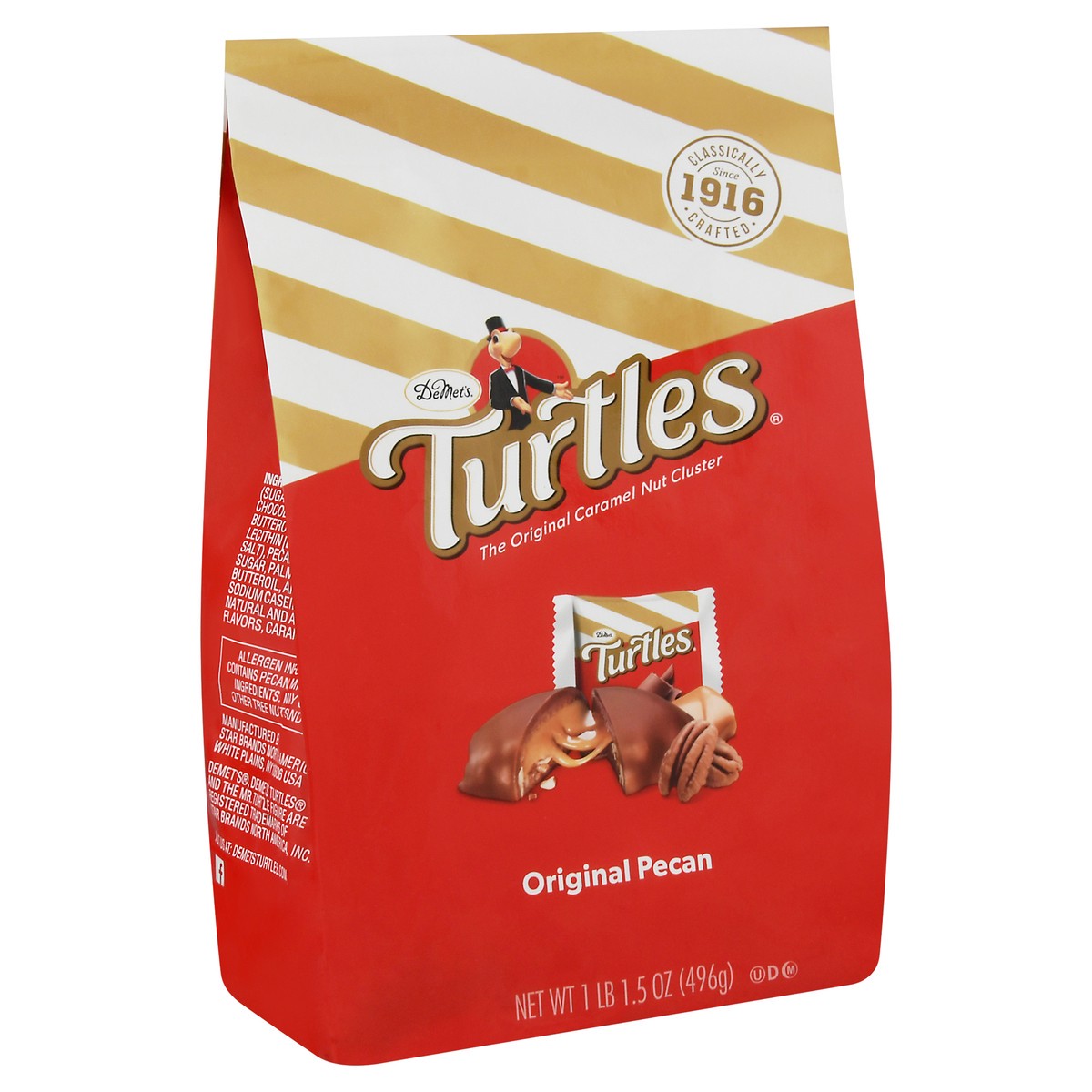 slide 6 of 9, Turtles Original Pecan Caramel Nut Cluster 17.5 oz, 17.5 oz