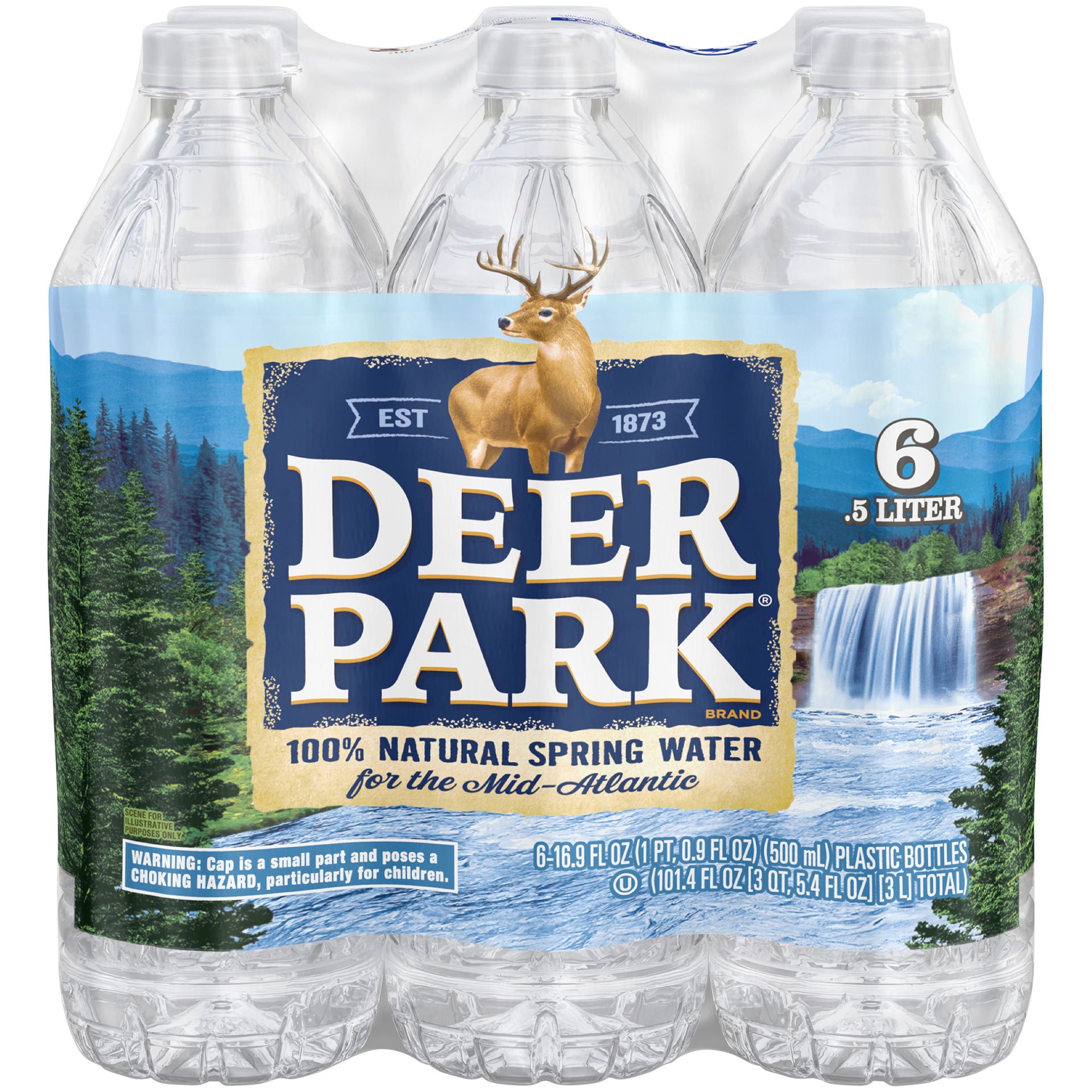 Deer Park 101.4-fl oz Spring Bottled Water in the Water department at